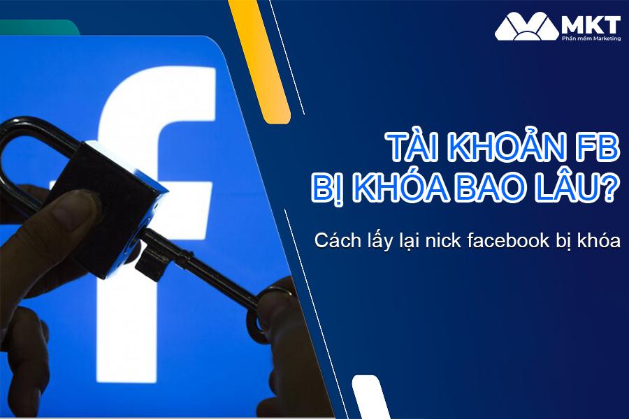 Tài khoản fb bị khóa bao lâu