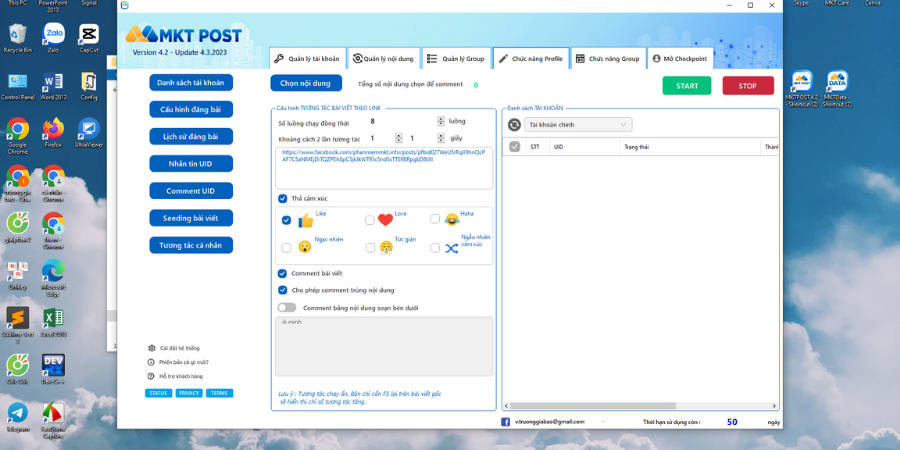 auto thả tim tăng tương tác