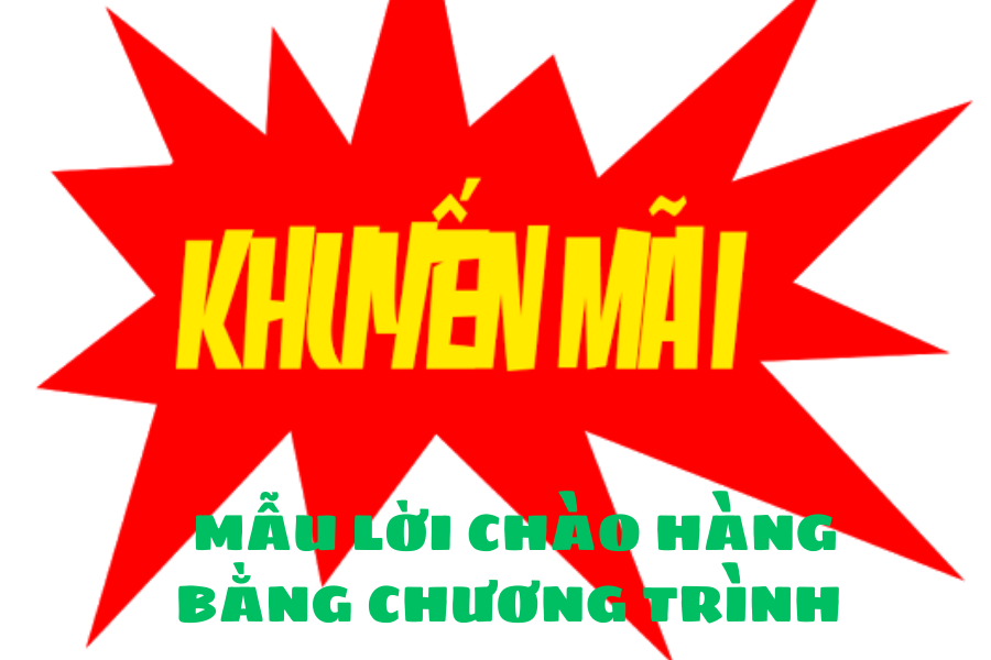 mẫu lời chào hàng
