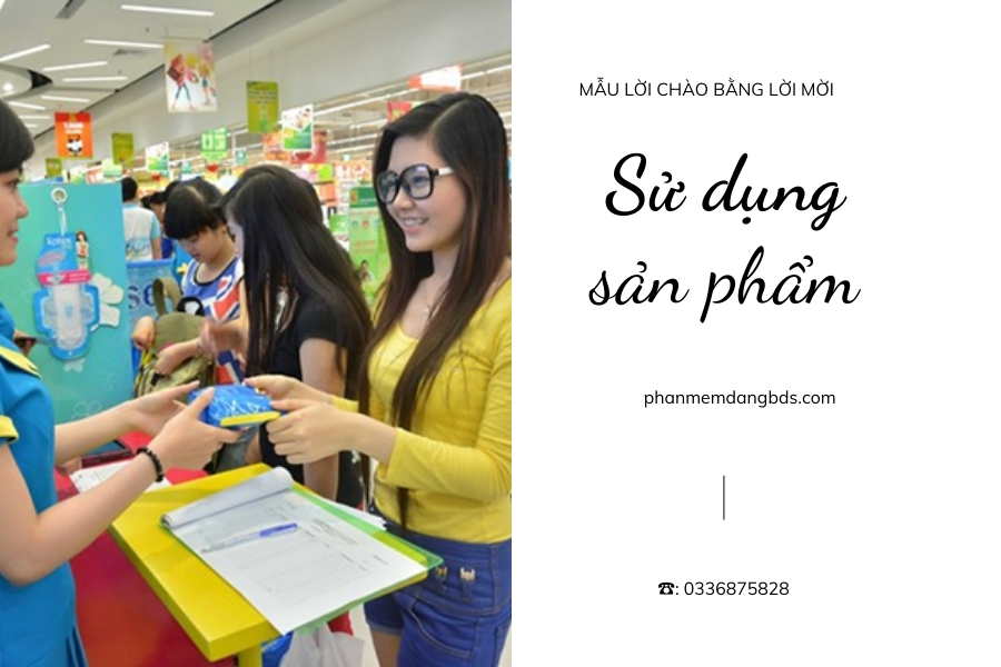 mẫu lời chào hàng