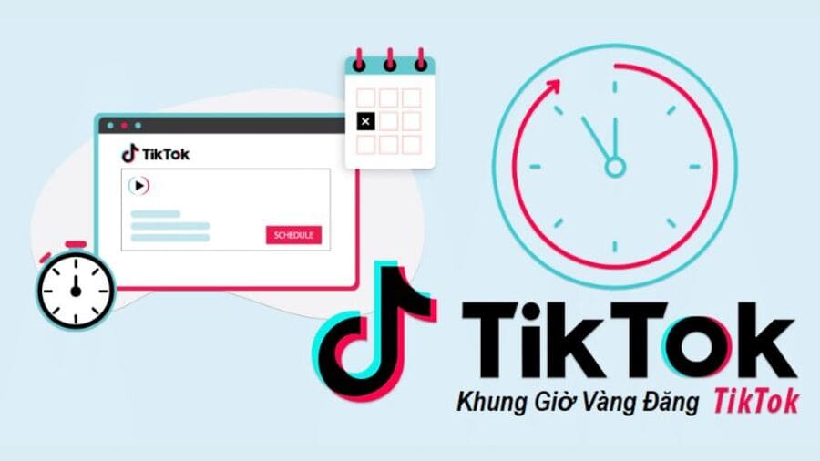 Các khung giờ đăng Tiktok lên xu hướng 2024