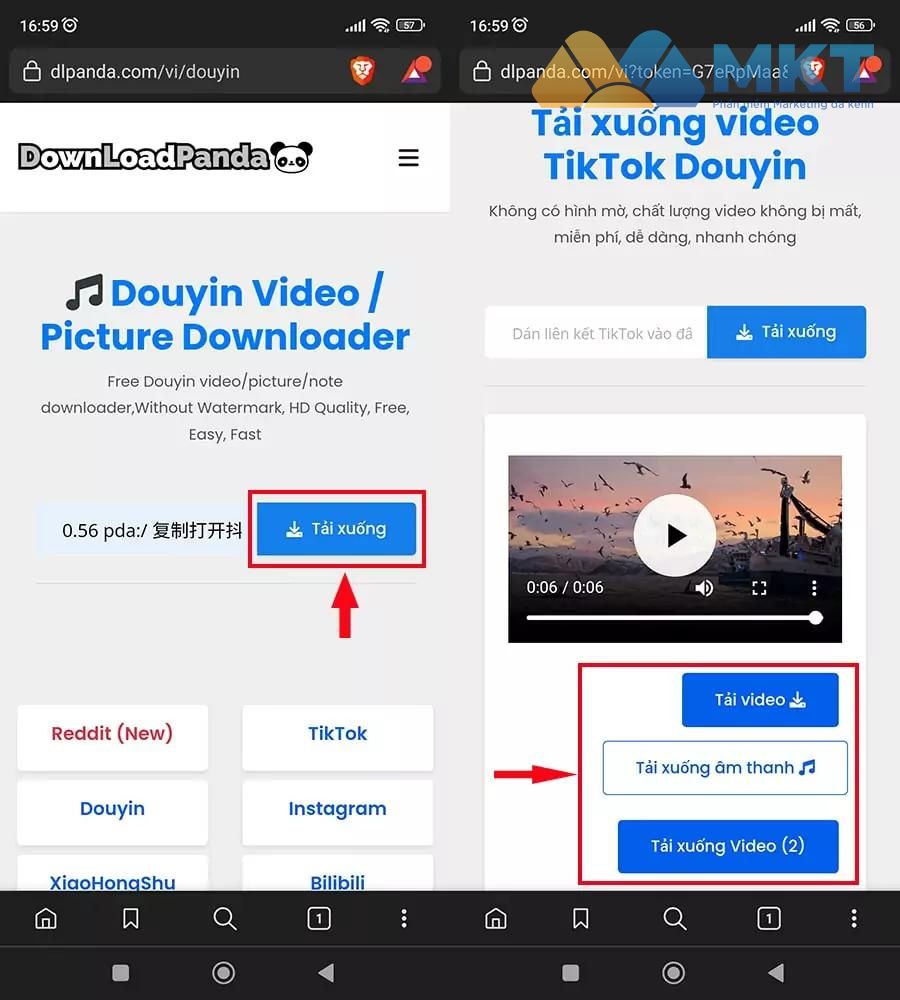 Download video Douyin không logo