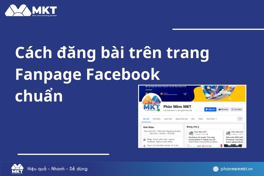 cách đăng bài trên trang fanpage facebook
