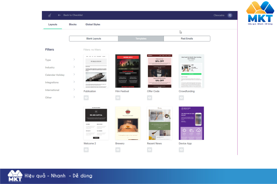 Phần mềm thực hiện Email Marketing